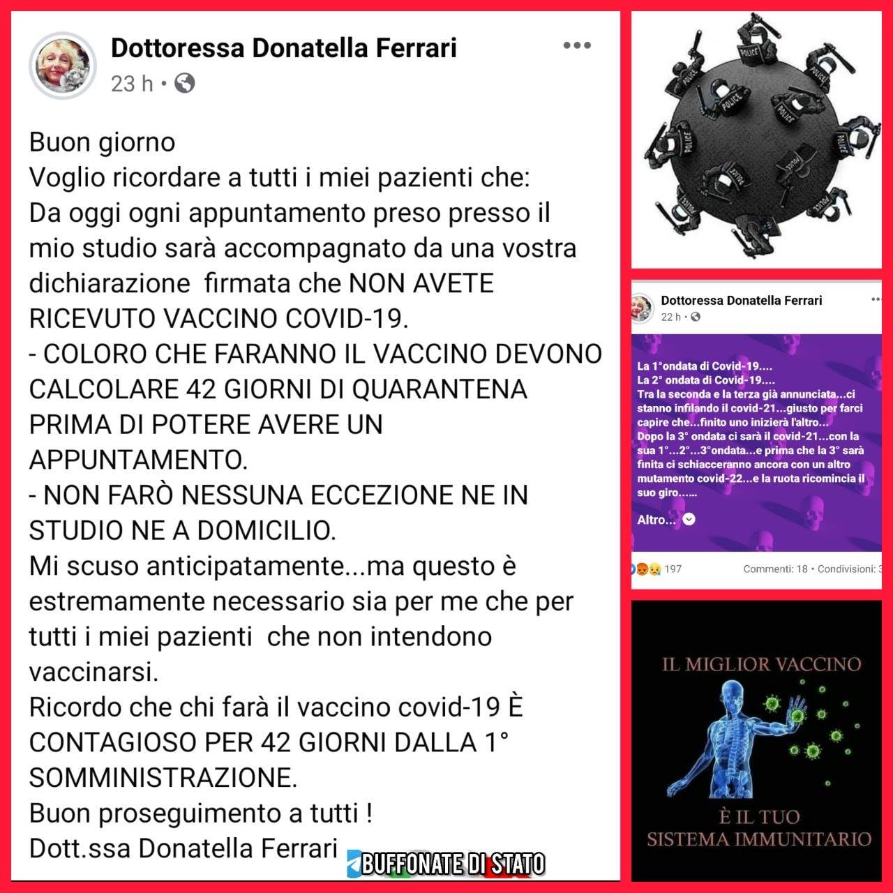 Dottoressa lancia una sberla in faccia ai Covidioti che si vaccineranno