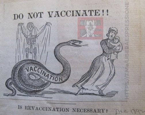 1892 NON VACCINARE! C’E’ IL DEMONIO DENTRO!